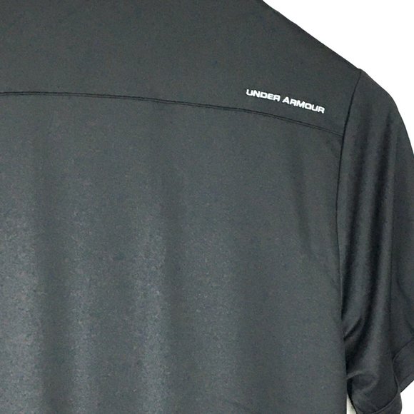 NWT Under Armour Black Heat Gear Golf Polo Shirt. - Picture 7 of 8